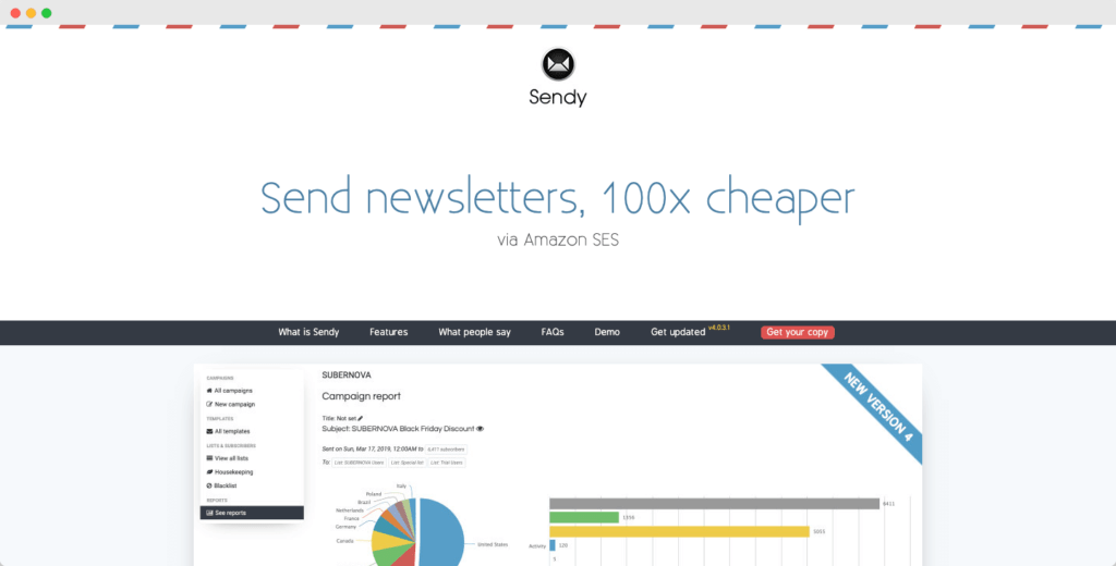 Sendy - Best and Cheap Email Marketing Platforms