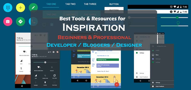 Free Inspirational Resources & tools for beginners and Professionals