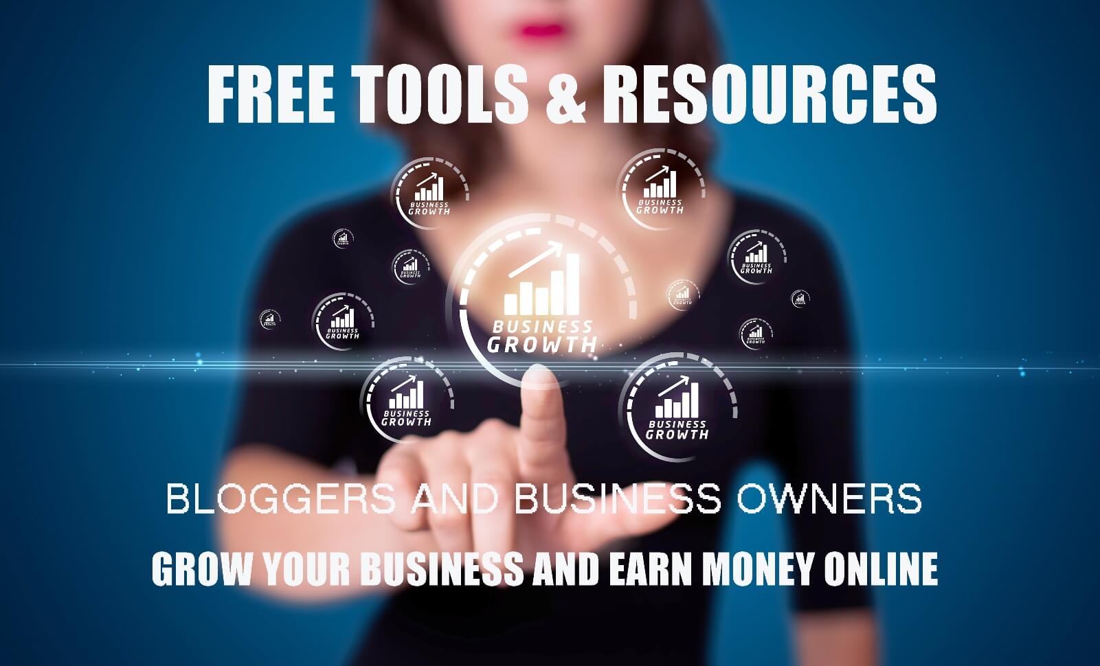 Free tools and resources for bloggers and business owners
