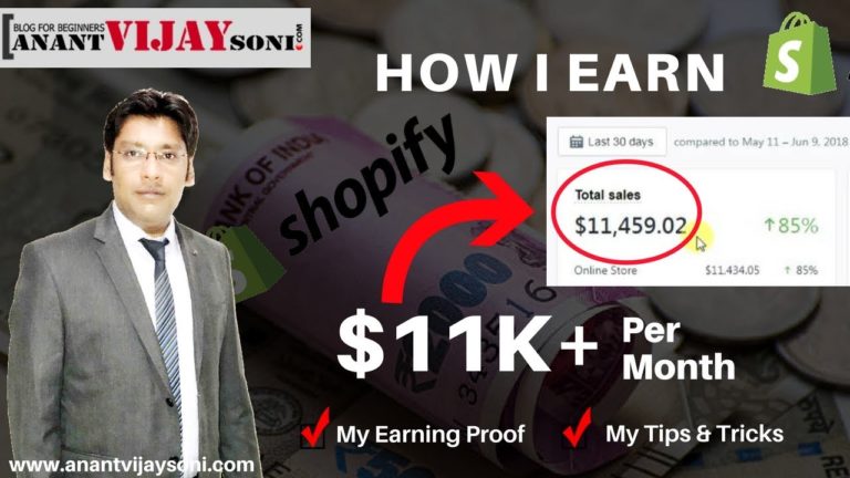 How to Earn $11000 Per Month from Shopify (with proof)