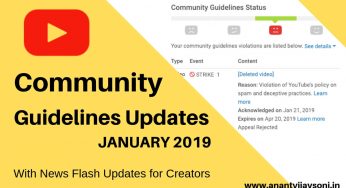 New YouTube Community Guidelines Updates – Jan 2019