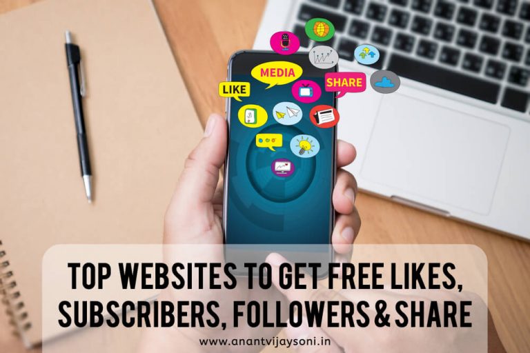 Best websites to get Free Subscribers, Followers, Likes, Share and Comments