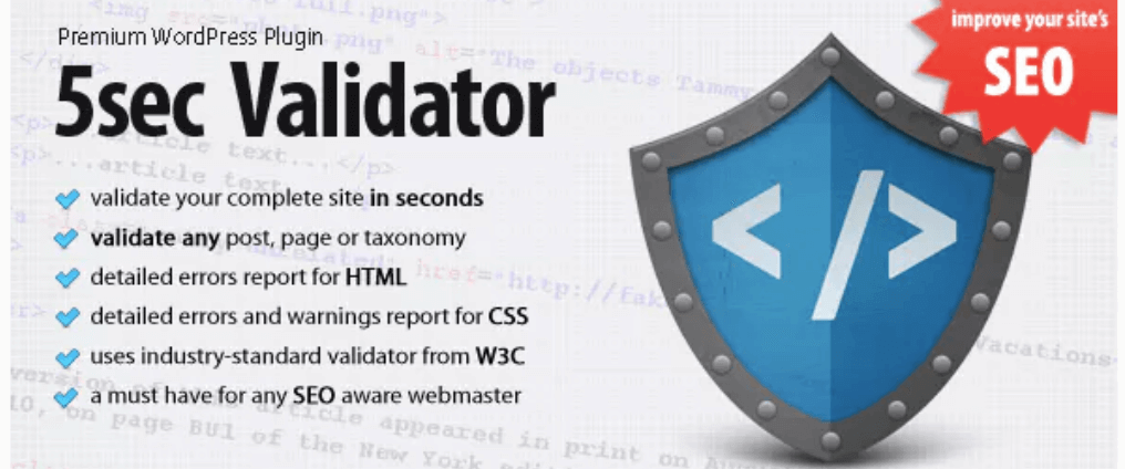 5sec Validator WordPress SEO Plugin