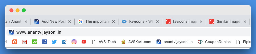 Favicons - Saves User’s Time