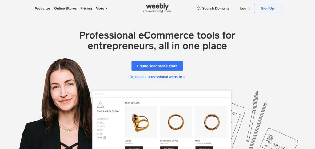 Weebly - Best Online Ecommerce Platform