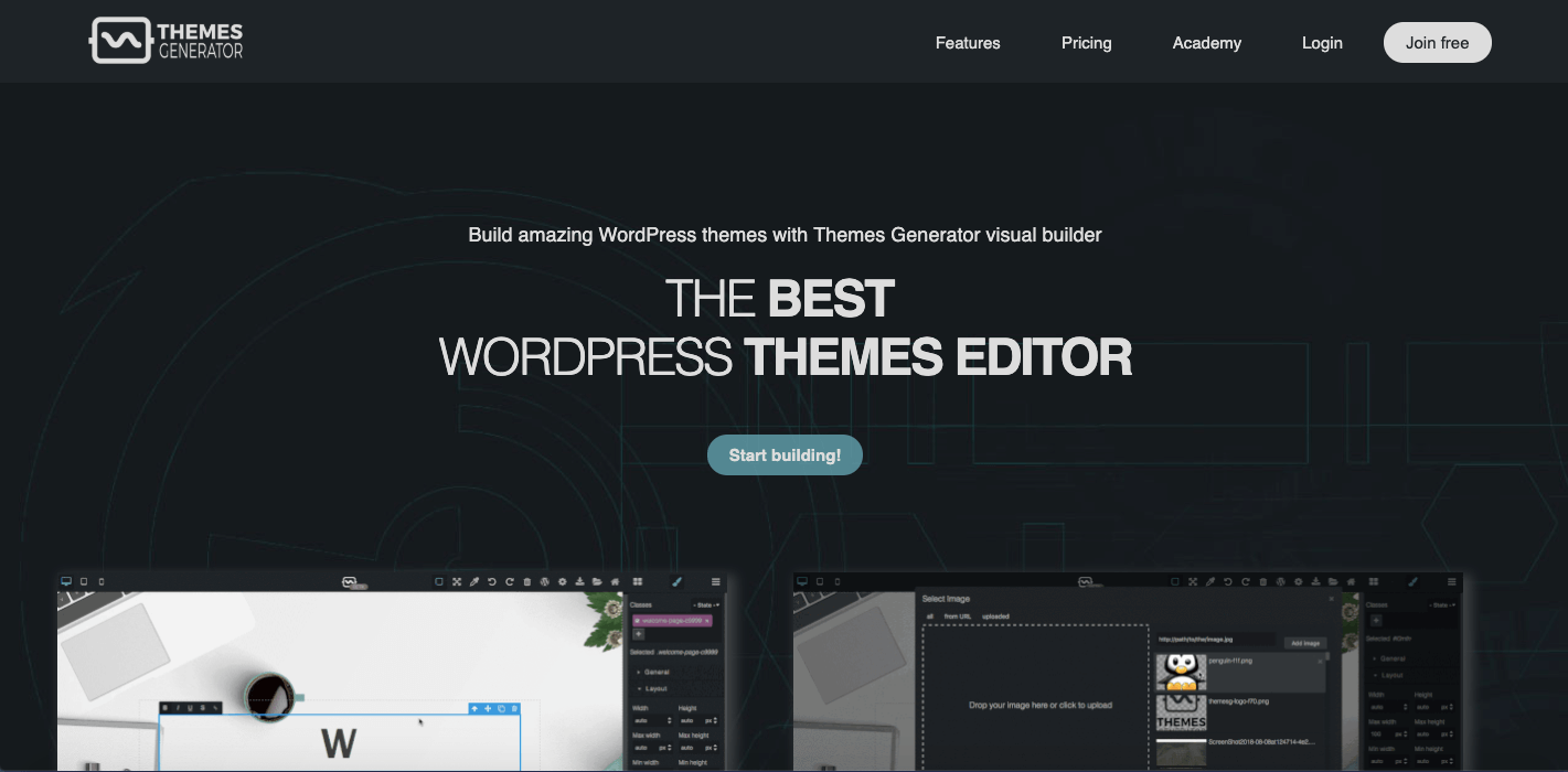 WordPress Theme Generator - Best WordPress Theme Editor