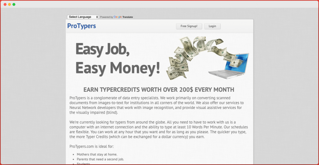 Protypers - Captcha Entry Jobs in India