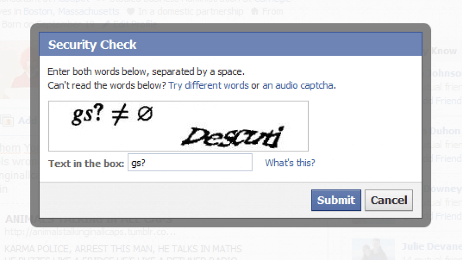 What is Captcha?