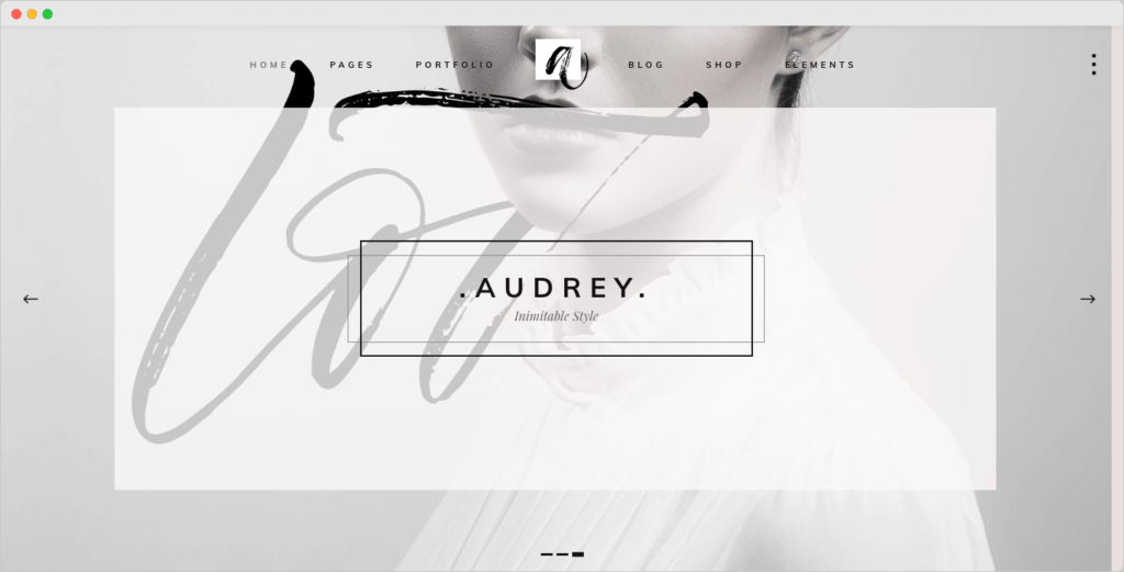 Audrey – Charming Fashion WordPress Theme