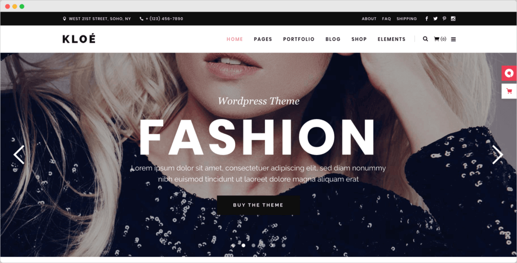 Kloe - Fashion & Lifestyle Multi-Purpose Theme