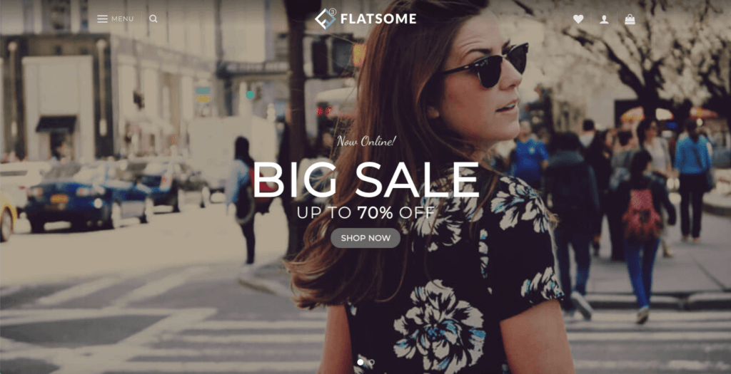Flatsome Woocommerce theme for dropshipping stores