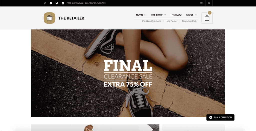 The Retailer - eCommerce WordPress Theme for WooCommerce