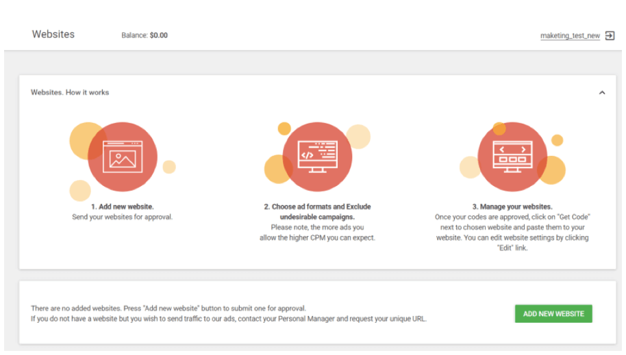 3 Steps - How to Add New Website in Adsterra