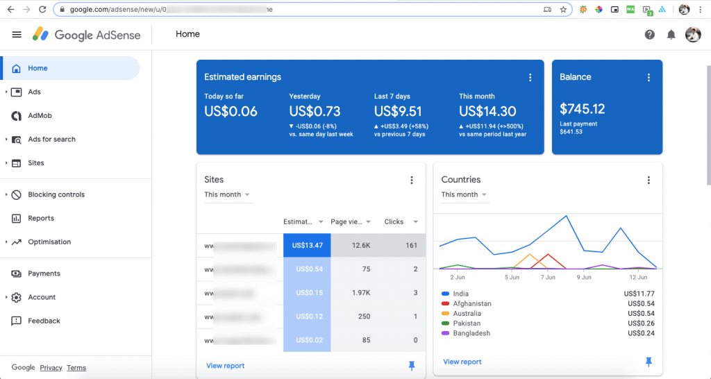 My Adsense Payment Proof
