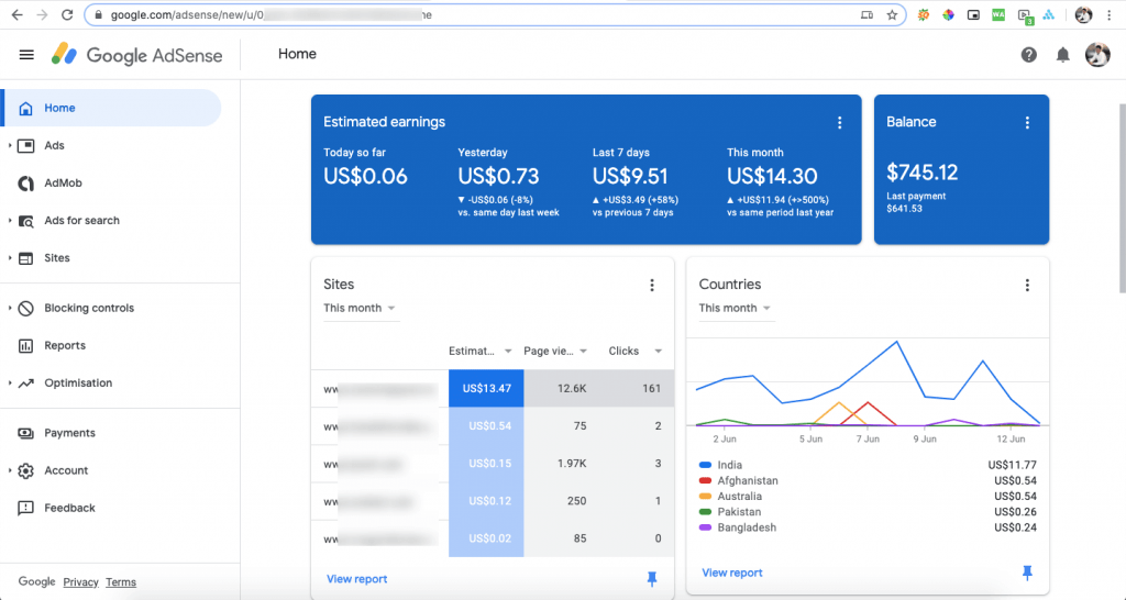 My Google Adsense Payment Proof