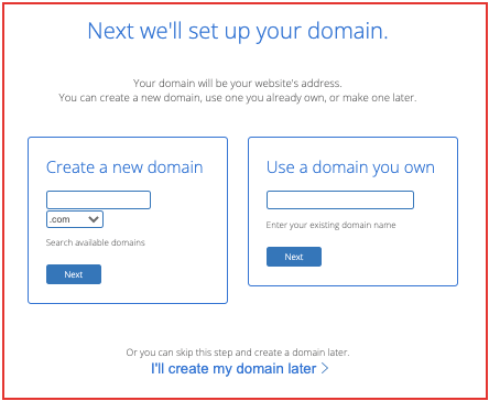 Choose a Domain Name - Bluehost