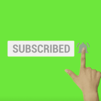 Subscribe Button and Bell Icon with Hand