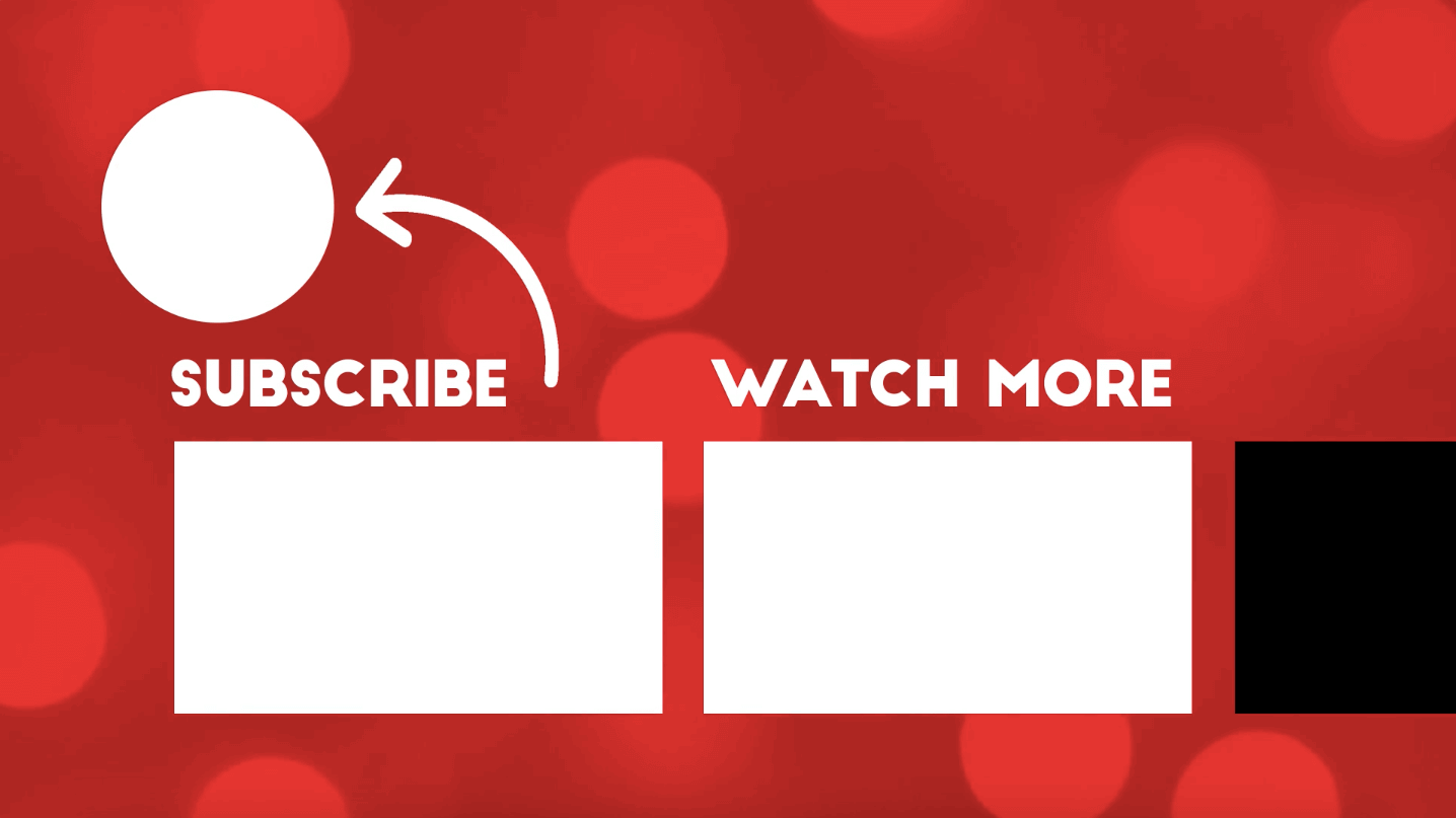 Youtube End Screen Card Video Template