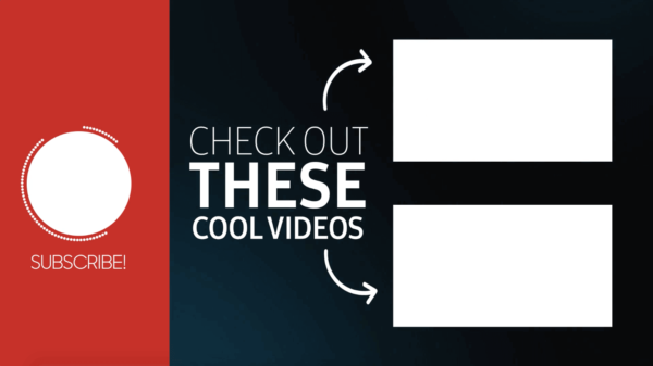 Youtube End Screen Video Template
