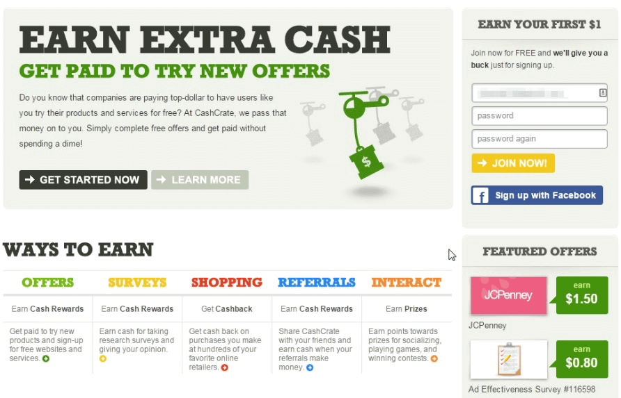 CashCrate - Best Survey Website