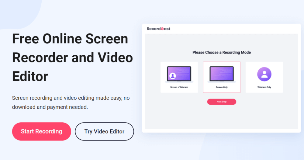 Best & Free Online Screen Recorder and Video Editor