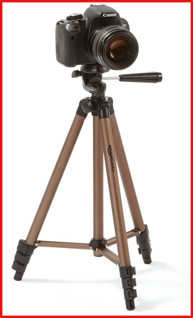 AmazonBasics 50-Inch Lightweight Tripod with Bag