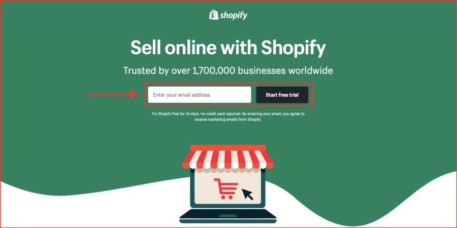 Create A Shopify Account - Start your free trial