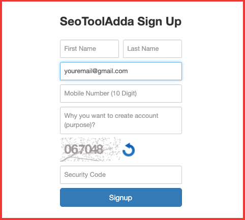 Seo-tool-adda-signup-form