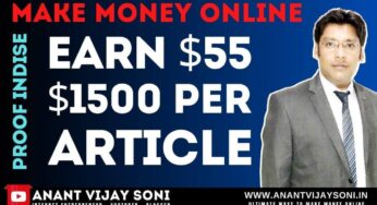 Earn $55 – $1500 Per Article | Make Money Online by Writing Articles & Guest Post (with Proof)