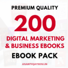 Premium Quality 200 Digital Marketing & Business eBooks Pack