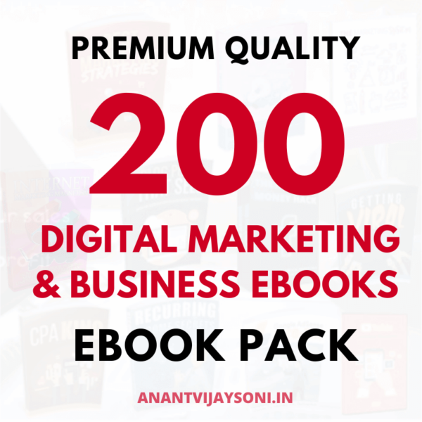 Premium Quality 200 Digital Marketing & Business eBooks Pack