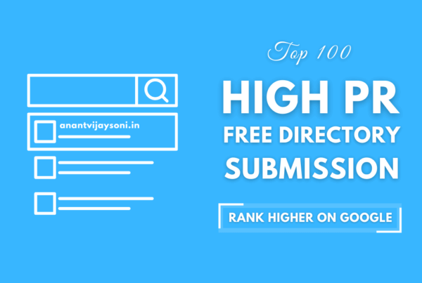 Top 100 High PR Free directory submission sites list