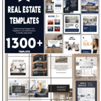 1300+ Real Estate Instagram Templates (Editable Canva Templates)