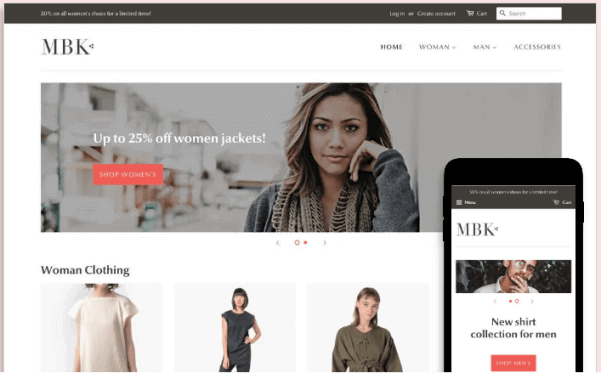 Minimal Free Shopify Theme