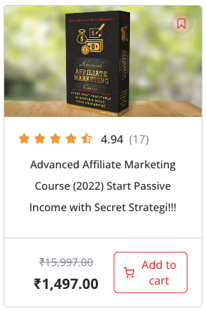 Advanced Affiliate Marketing Course 2022 by Anant Vijay Soni