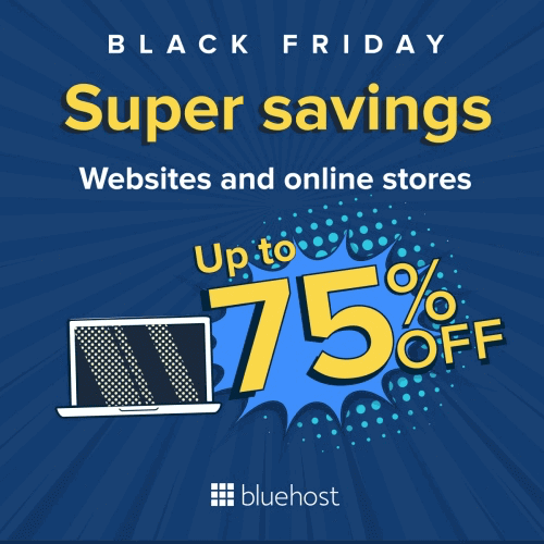 BlueHost India Black Friday Sale 2022