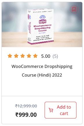 WooCommerce Dropshipping Course by Anant Vijay Soni