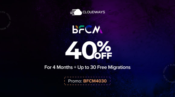 Cloudways Hosting India Black Friday Sale 2022 