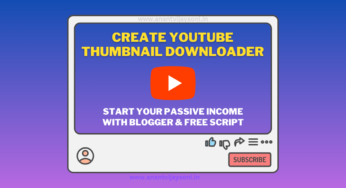 Create YouTube Thumbnail Downloader on Blogger (2024)