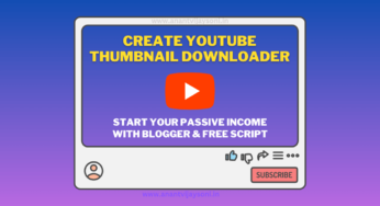 Create YouTube Thumbnail Downloader on Blogger (2025)