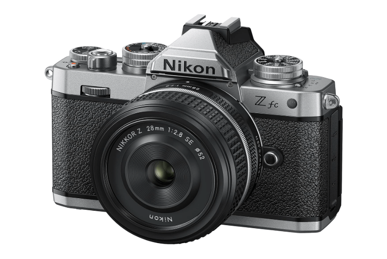 Nikon Mirrorless Z fc 20.9 MP Body with NIKKOR Z 28mm f/2.8 [SE] Lens with Additional Battery, Camera Bag & 64 GB SD Card, Small Rig L-Shape Grip, Optical
